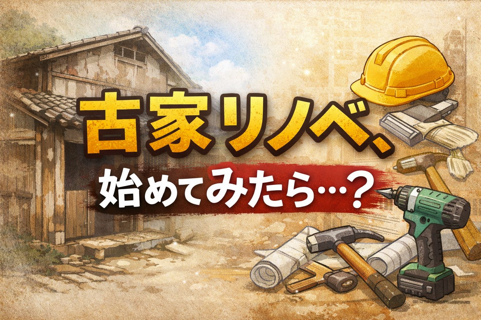 古家リノベ　始めてみたら
